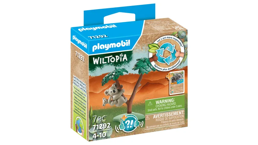 PLAYMOBIL 71292 WILTOPIA Koala mit Jungtier