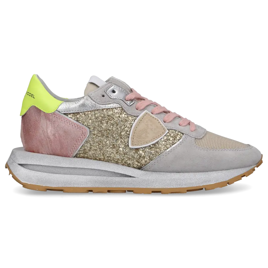 Philippe Model - Sneaker low TROPEZ HAUTE Kalbsleder - grau