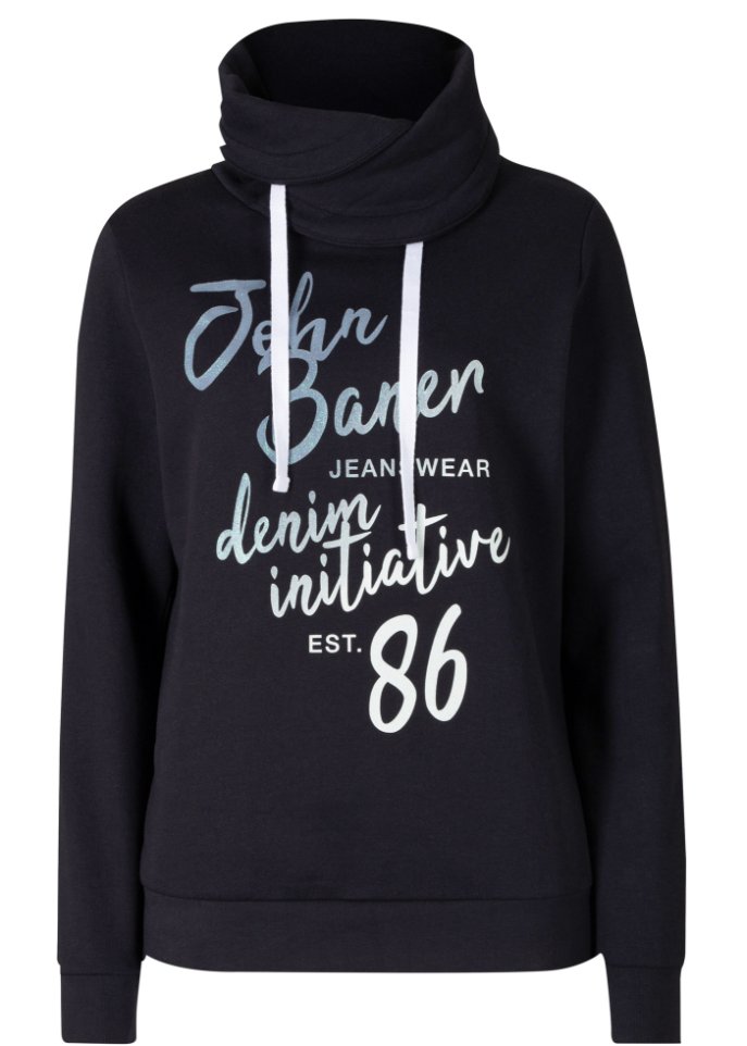 Sweatshirt mit Glitzerdruck