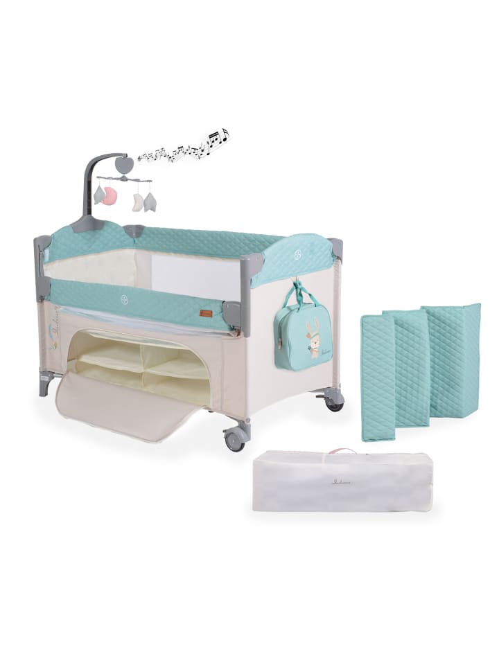 Cangaroo Reisebett Indiana Laufstall in grün günstig kaufen 60x120 cm