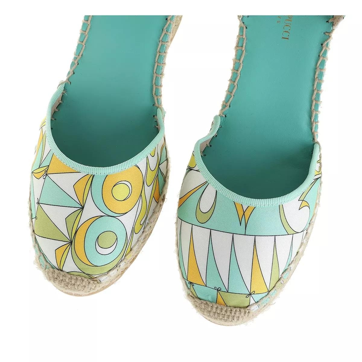 EMILIO PUCCI Komfort Slipper grün Espadrille