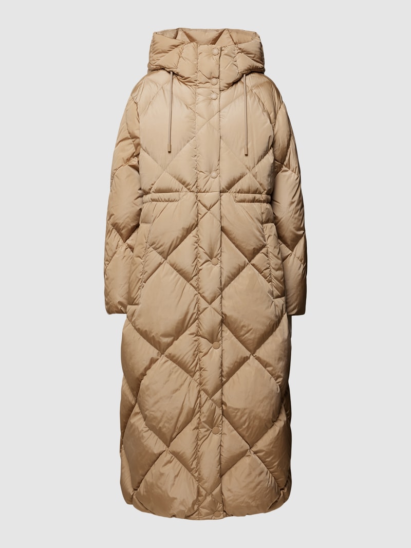 Steppmantel mit Eingrifftaschen Modell 'MIRANO' in camel