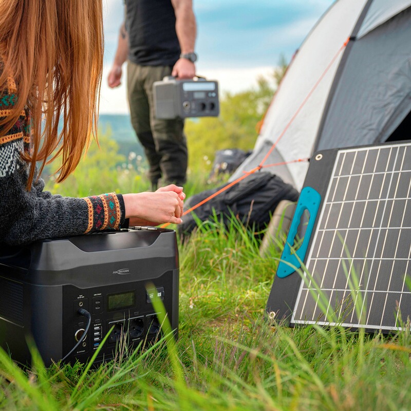 Ansmann Solarpanel Powersupply 100W-cb