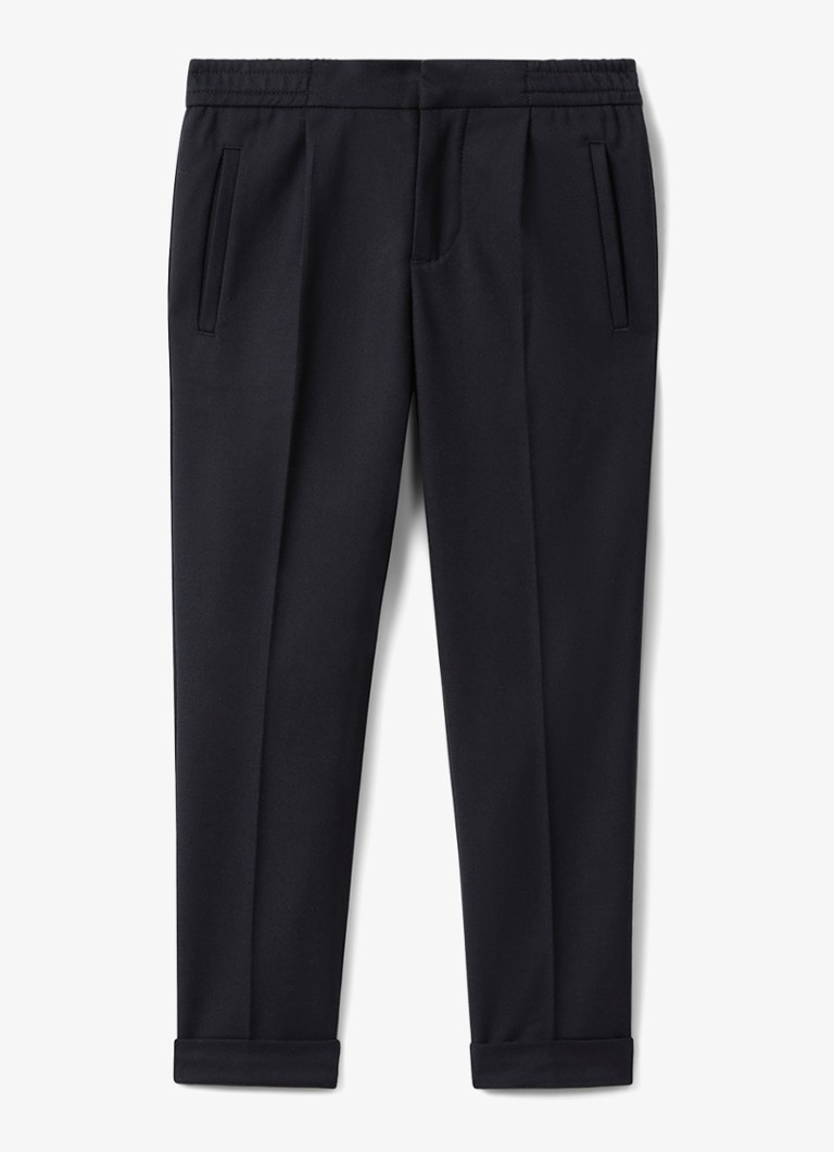 Pantaloni de trening Reiss JUNIOR ARZIN din amestec de bumbac texturat, cu talie cu șnur