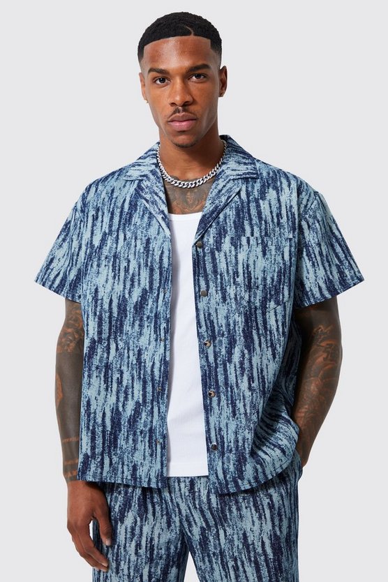 Kastiges Denim-Hemd