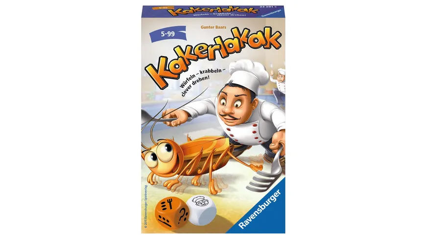 Ravensburger Spiel - Mitbringspiel Kakerlakak (MBS)