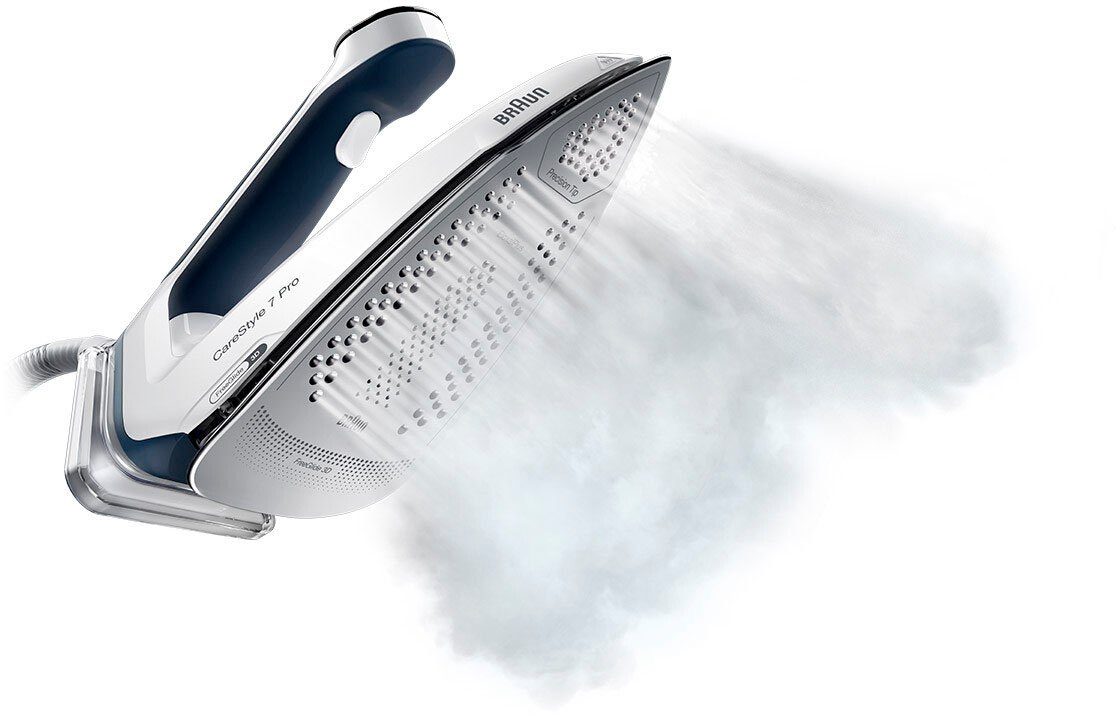 Braun Dampfbügelstation CareStyle 7 Pro IS7282 BL, 2000 ml Wassertank