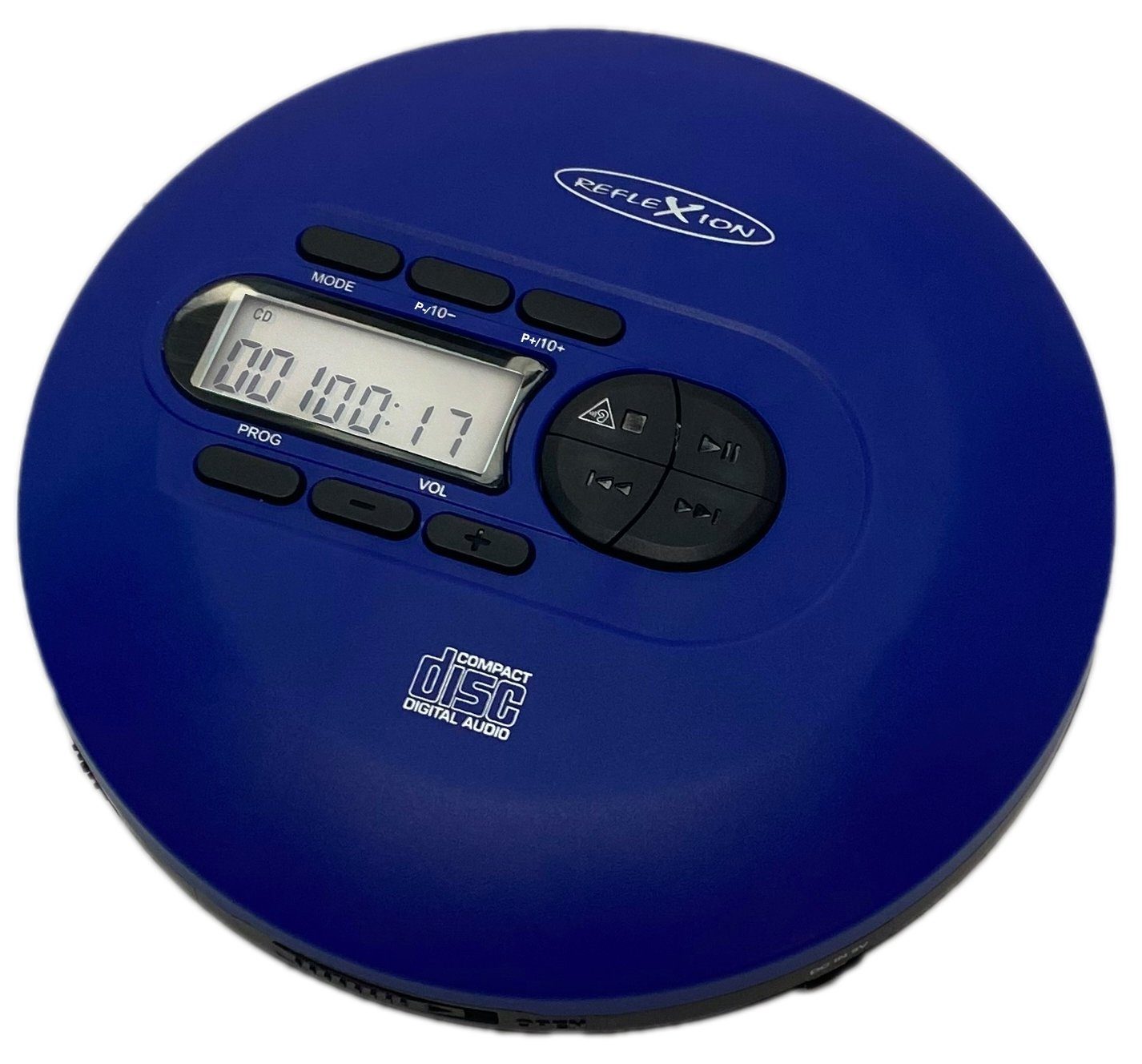 Reflexion PCD520MF tragbarer CD-Player (Hörbuchfunktion, Antishock-System, CD-Programierfunktion)