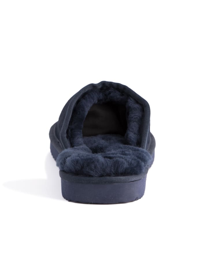 Aus Wooli Slipper Manly in Navy günstig kaufen 40/41