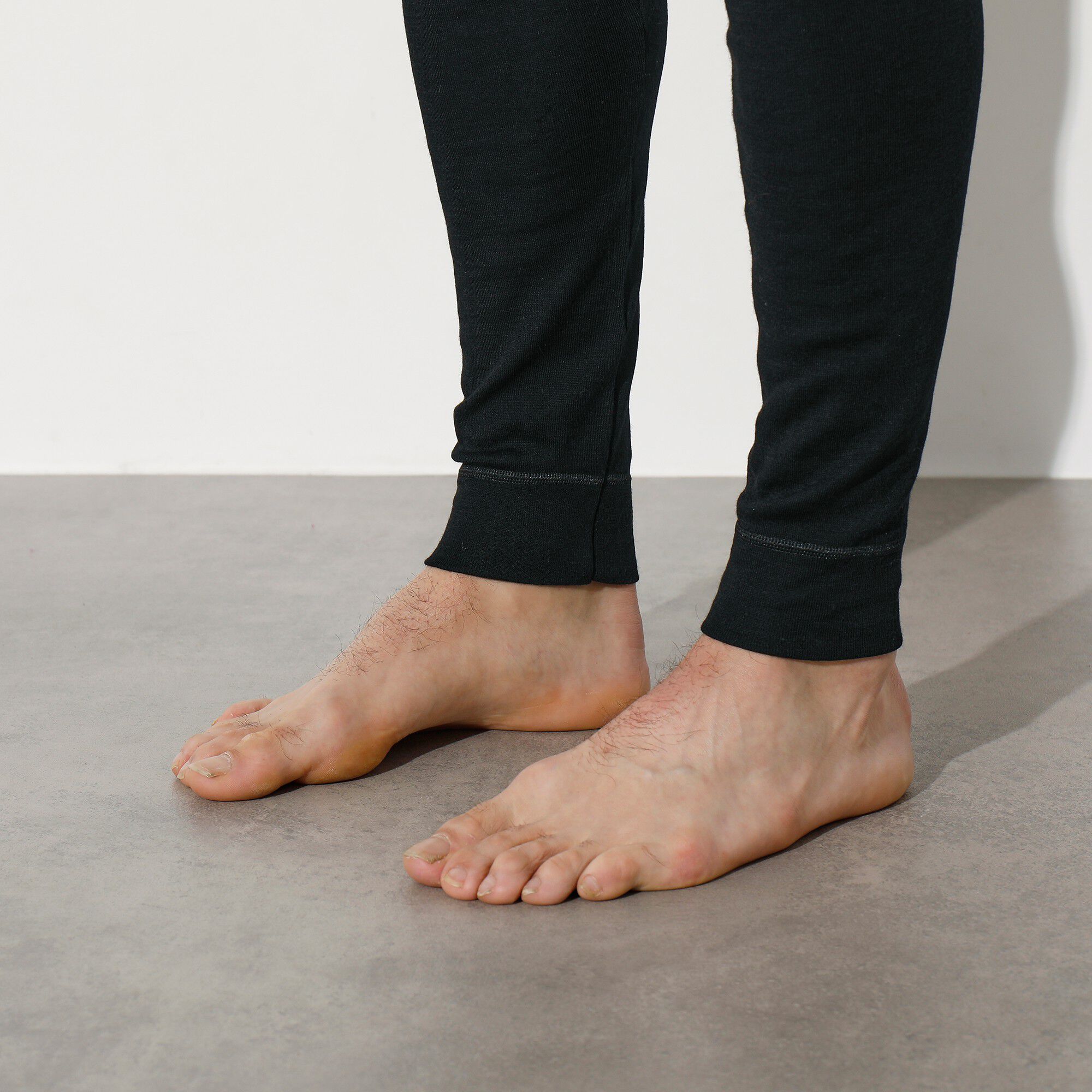Caleçon long tricot double face ligne chaude