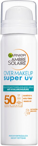 Garnier Ambre Solaire Over makeup Super UV LSF 50 Sonnenspray