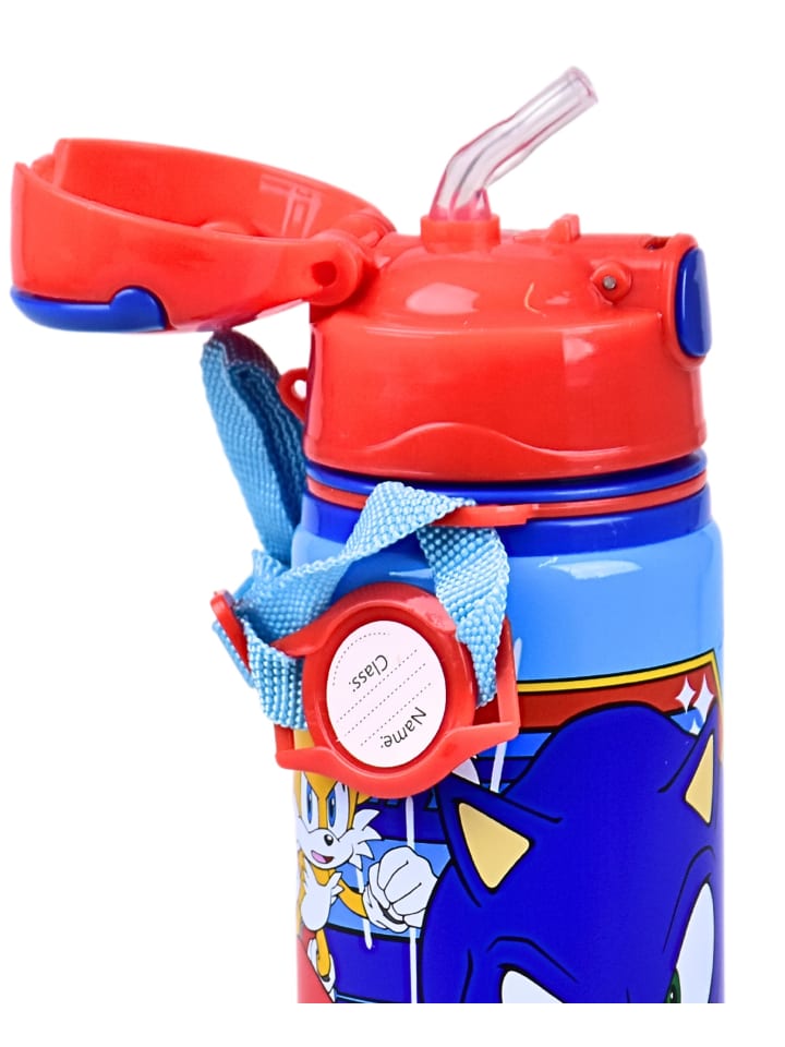 Sonic Alu-Trinkflasche Sonic The Hedgehog mit Klappdeckel & Tragegurt 600 ml in Bunt günstig kaufen 22