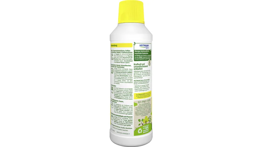HEITMANN Reine Citronensäure flüssig 500 ml