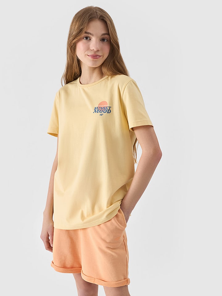 4F Shirt in Gelb günstig kaufen