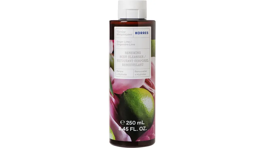 KORRES Ginger Lime Revitalisierendes Duschgel 250 ml