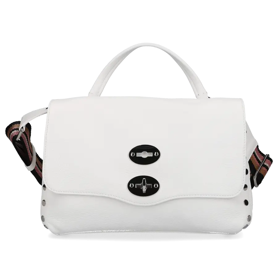 Zanellato - Handtasche POSTINA DAILY GIORNO S Kalbsleder - weiß