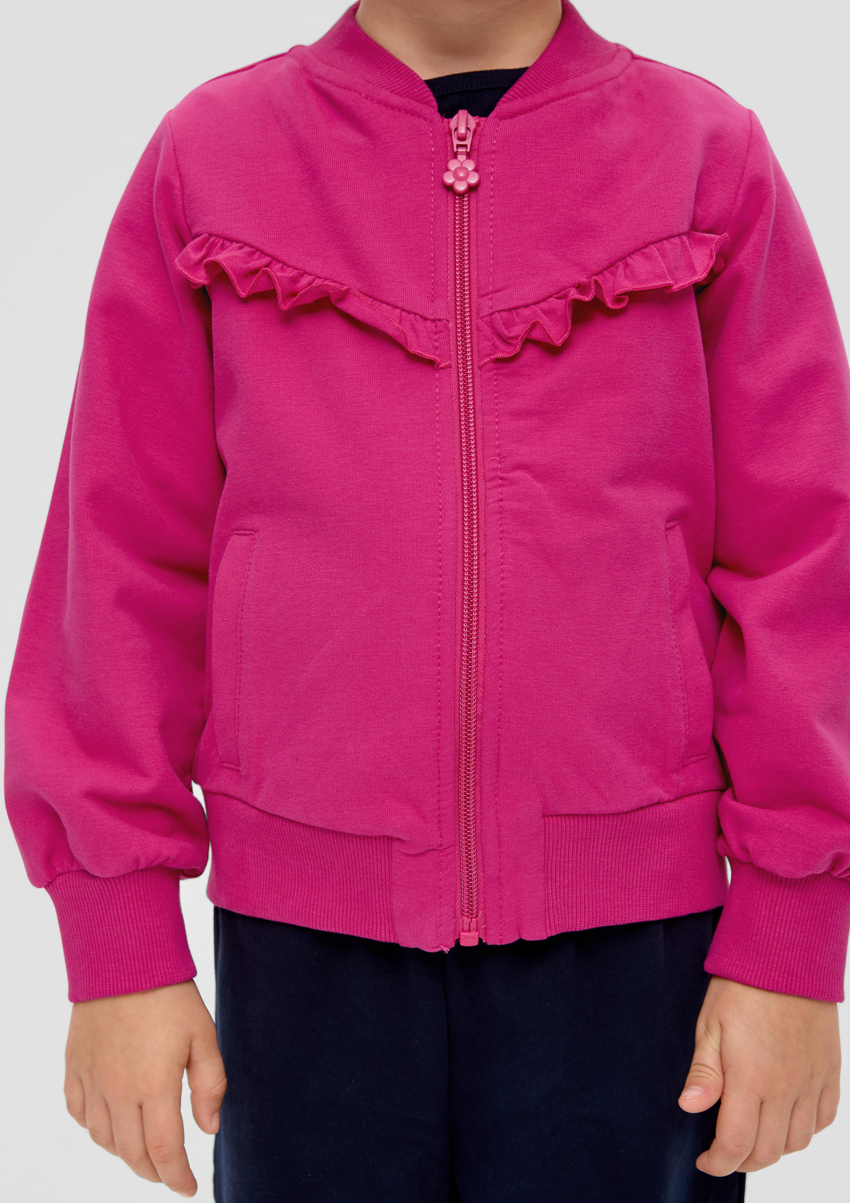 Sweatjacke im Loose Fit  2133783-4470