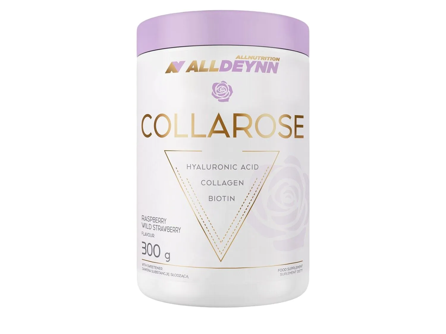 „Allnutrition Alldeynn“ vitaminai ir mineralai, aviečių ir braškių milteliai