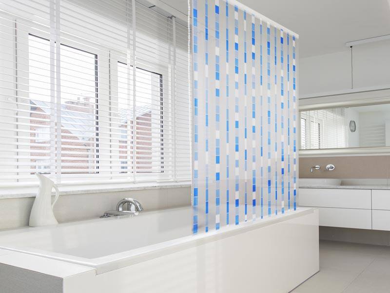 Casa Pura Duschrollo Mosaic PEVA Transparent 800 x 2400 mm