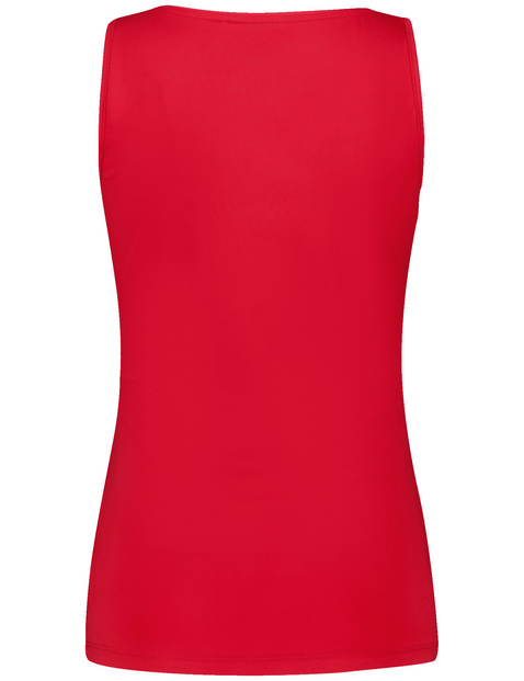 Basic Top aus nachhaltigem Baumwoll-Stretch