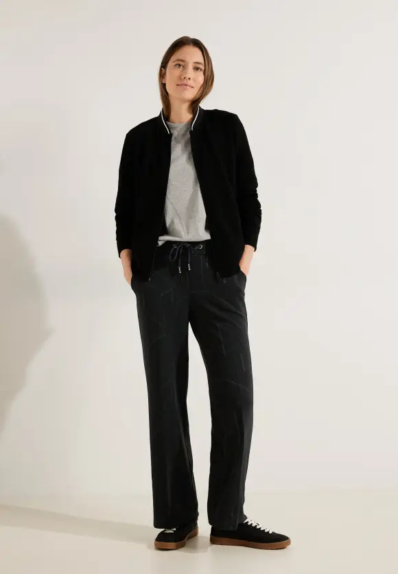CECIL Loose Fit Jacquard Culotte