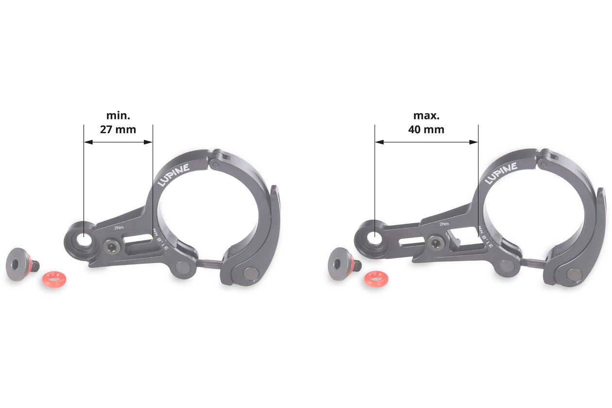 Lupine Flexmount Schnellspanner verstellbar