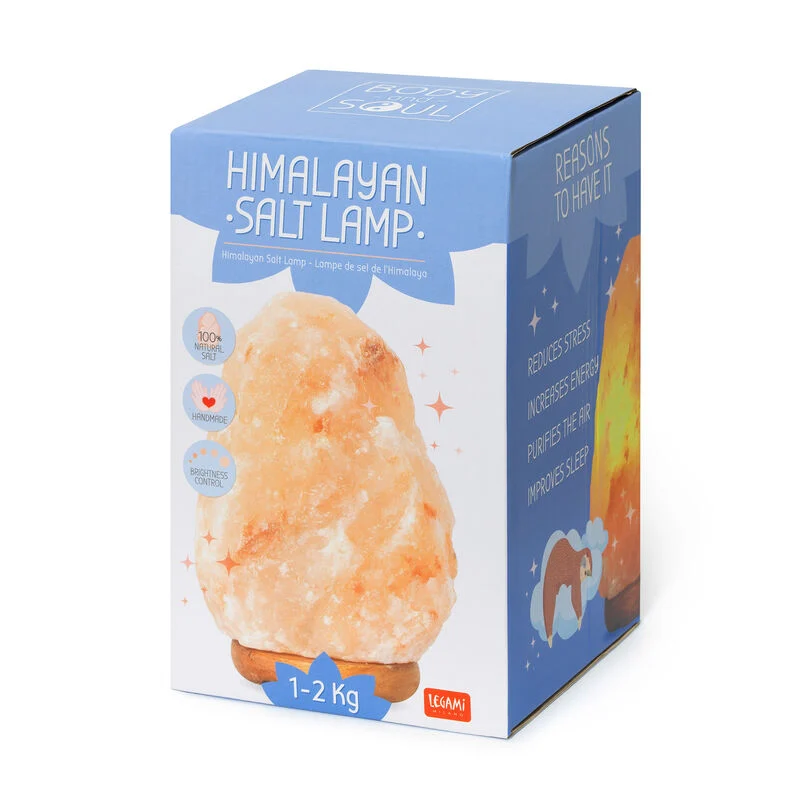 Lámpara de sal del Himalaya