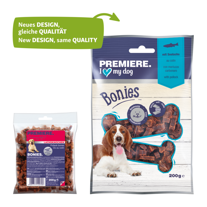 PREMIERE Snacks PREMIERE Bonies 200g Seelachs