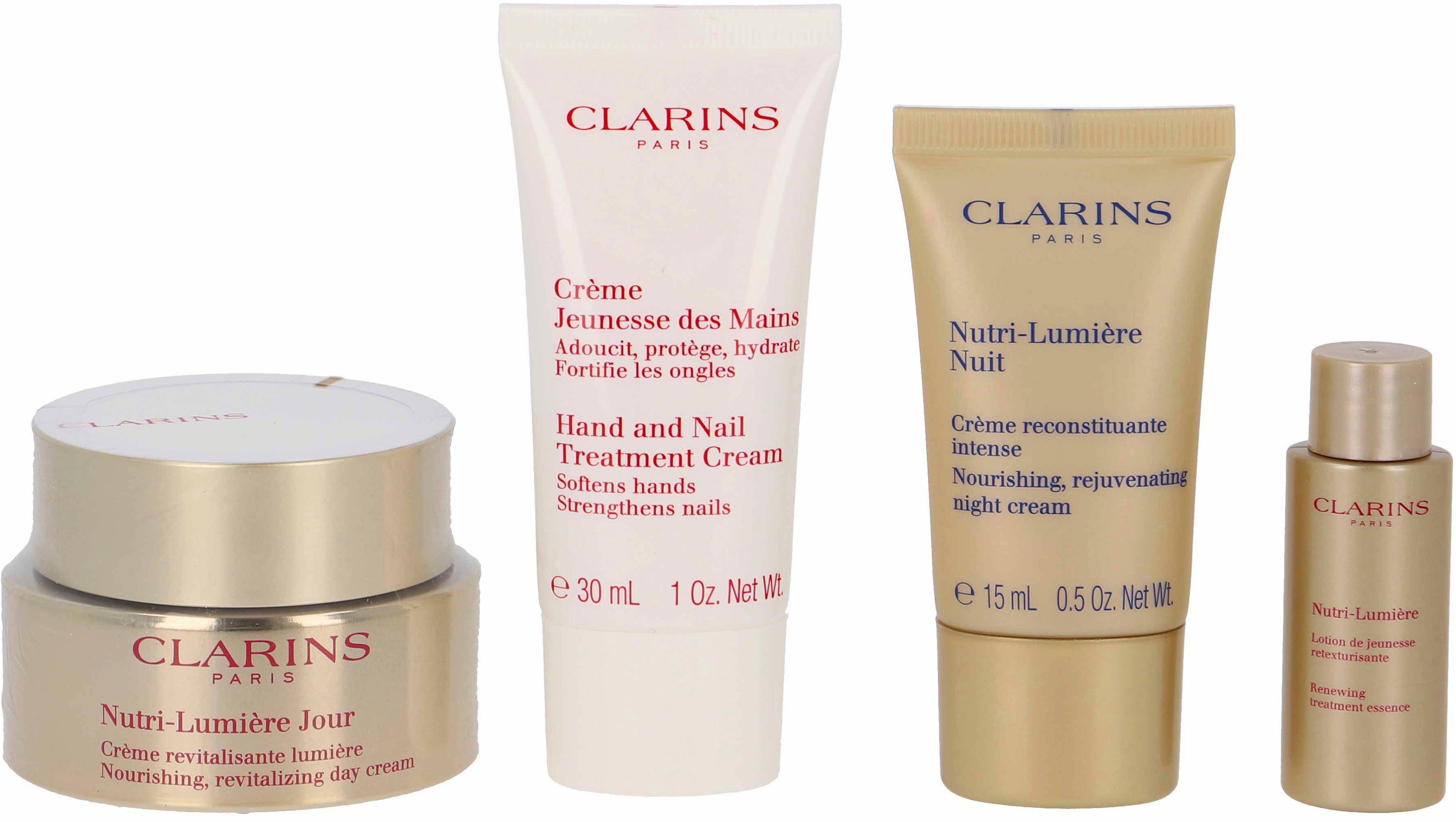 Clarins Gesichtspflege-Set Nutri-Lumiere, 4-tlg.