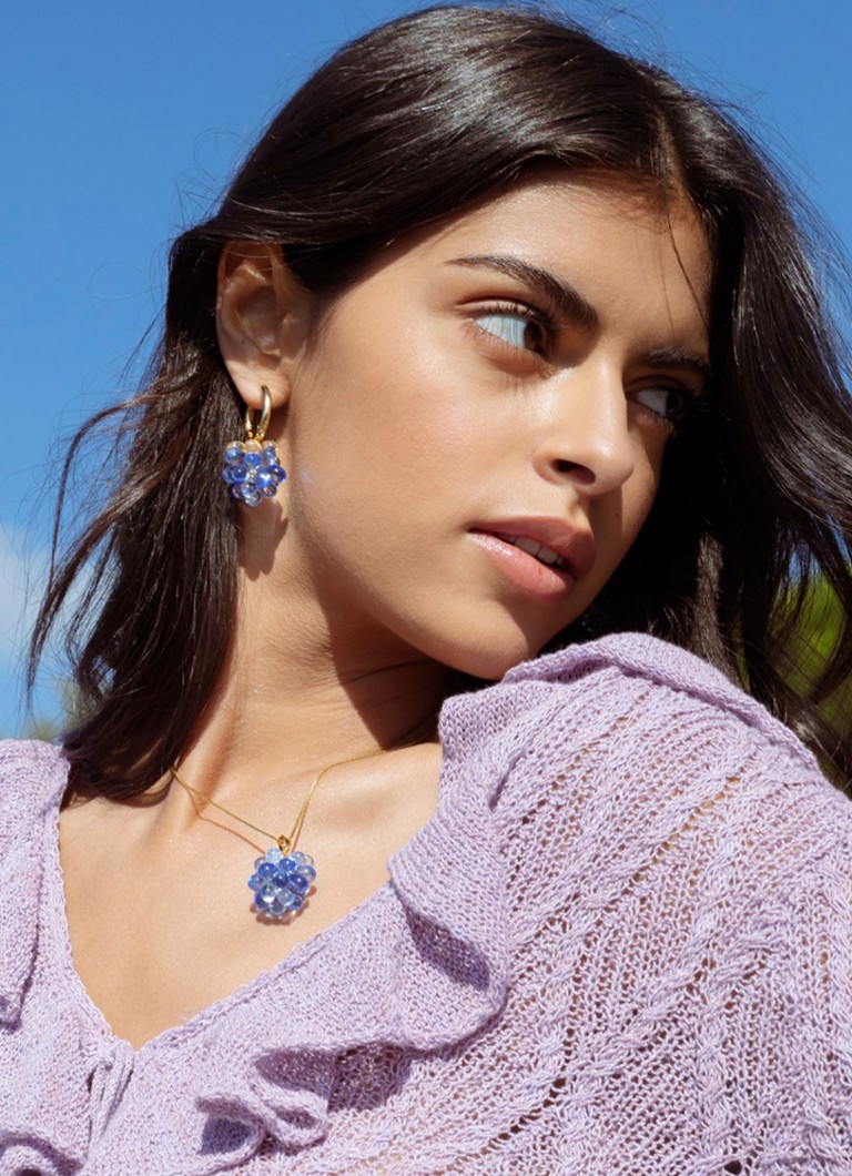 ANNELE Pufflette necklace gold-plated