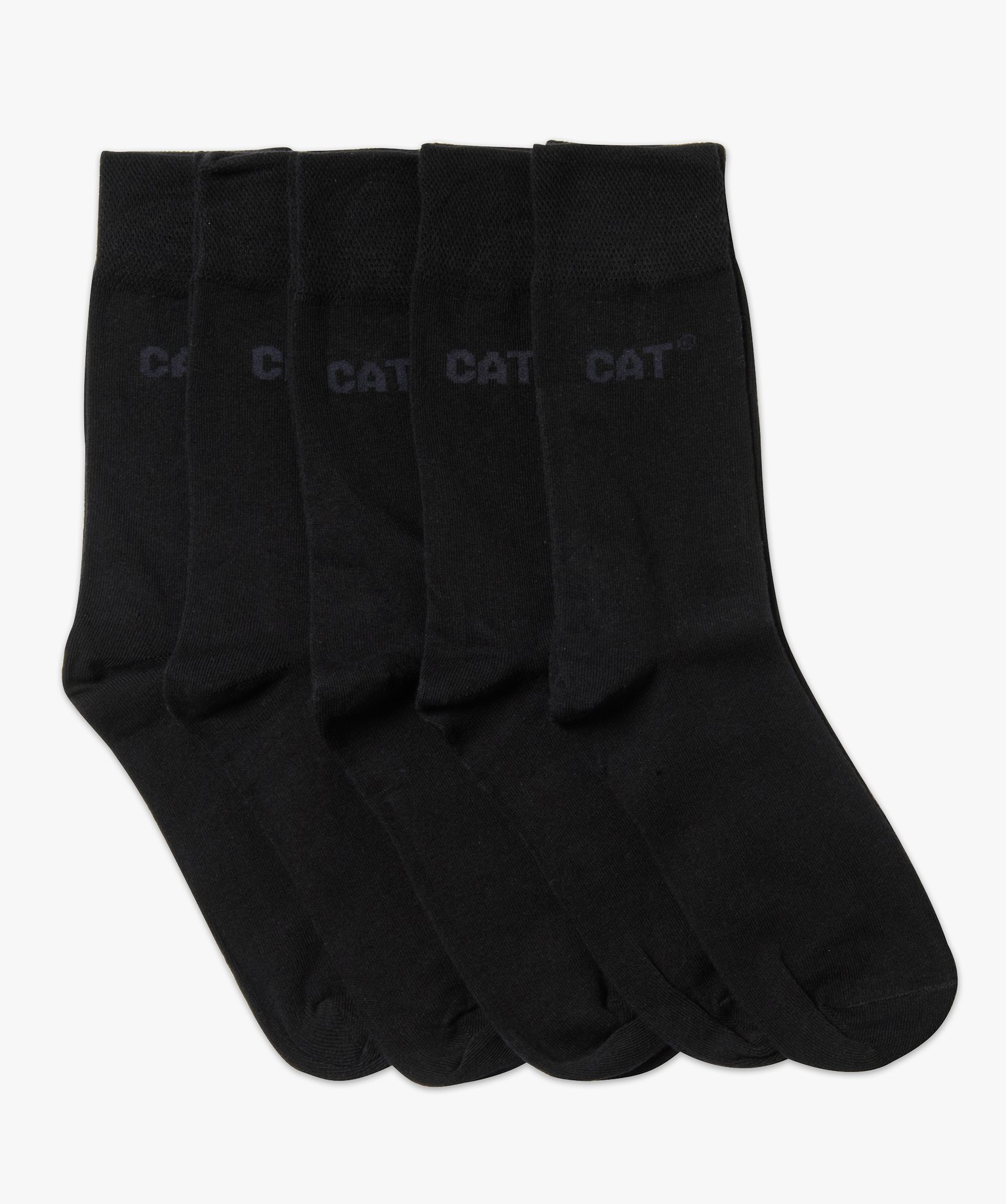 Lot x5 chaussettes hautes - Caterpillar - Confort Top noir | GEMO