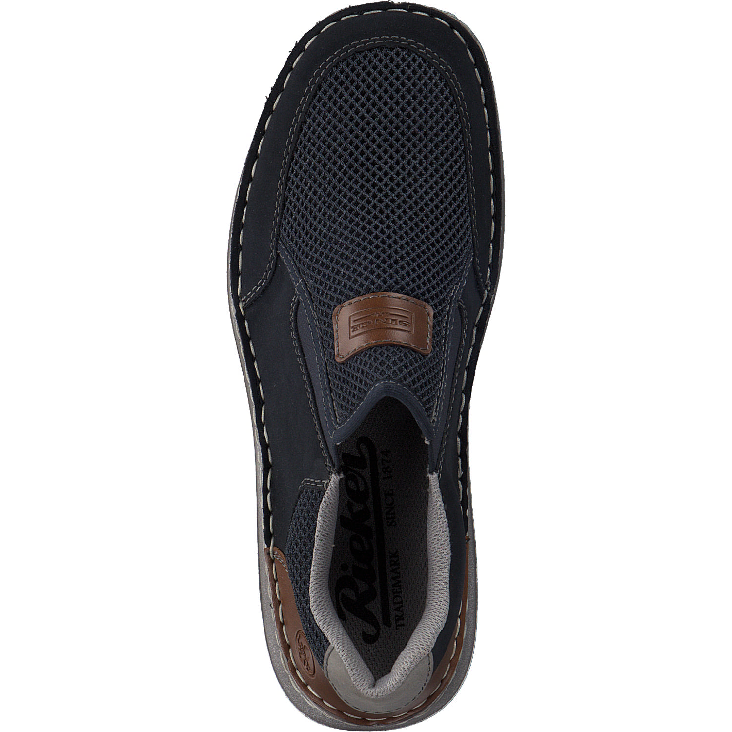 Rieker 03053, Sneakers Low, Herren, Blau