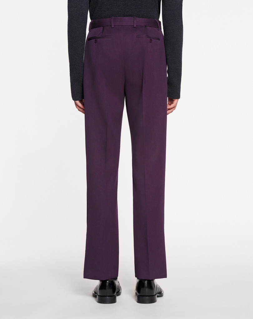 PANTALON DROIT FENDU