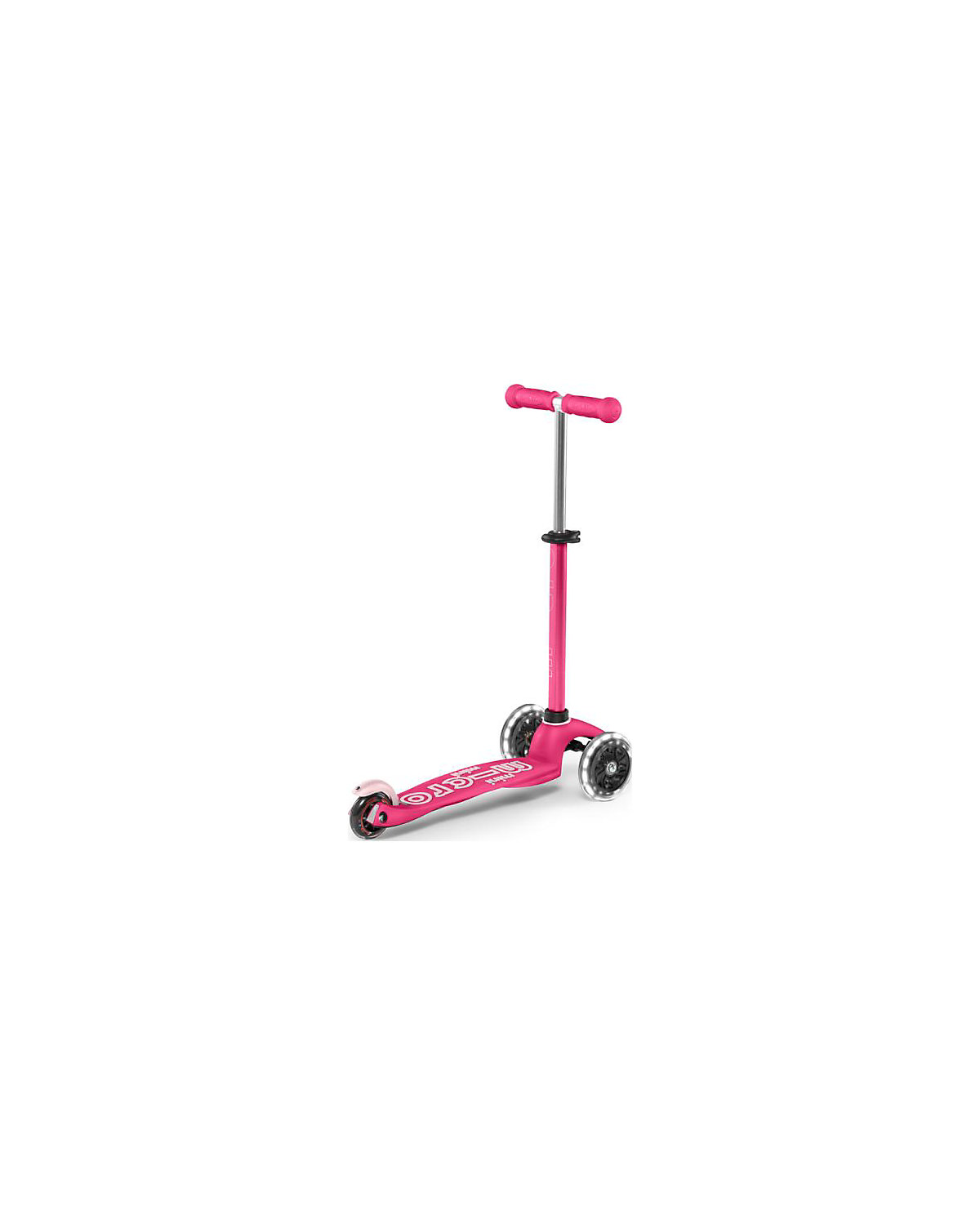 Kickboard mini micro deluxe LED pink
