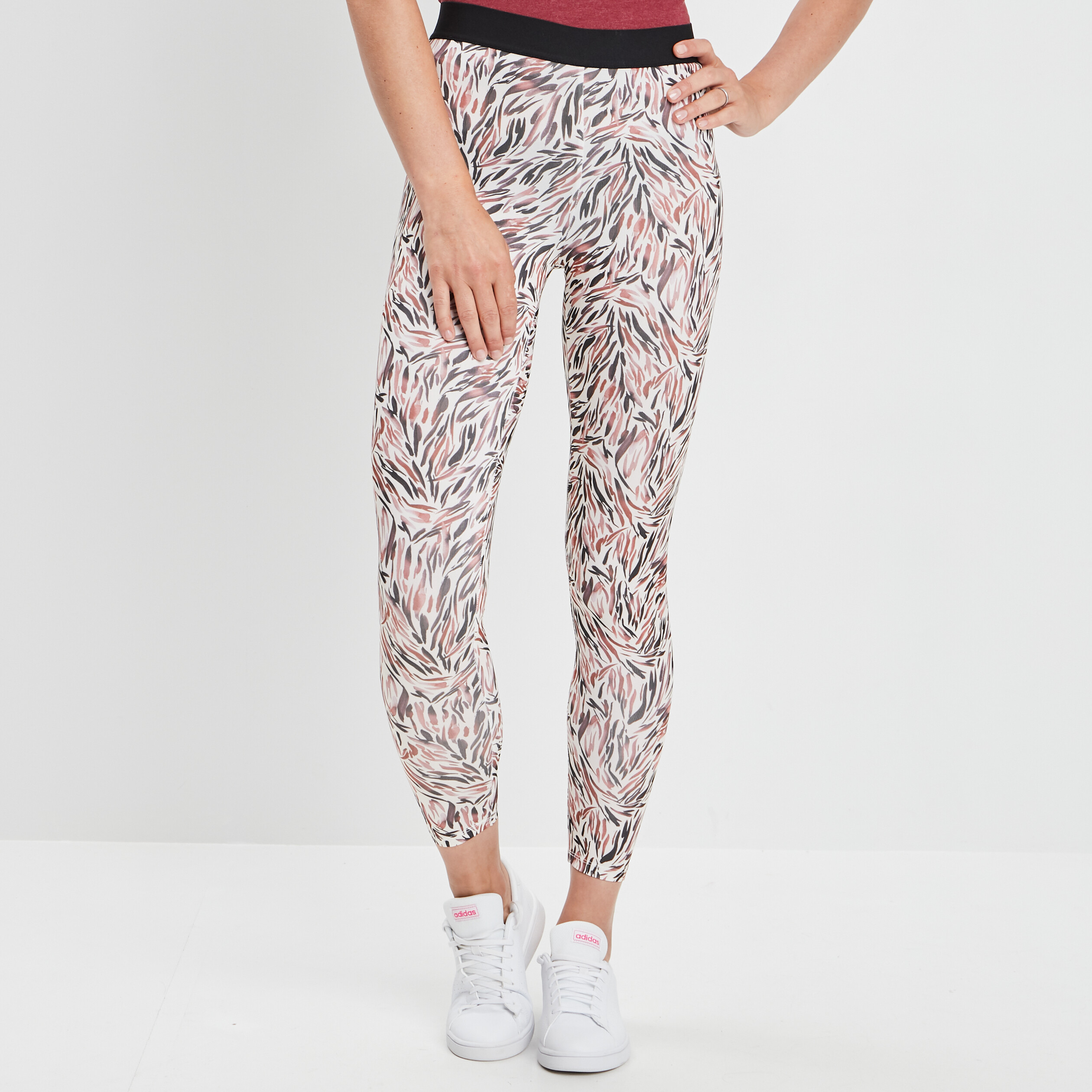 Legging taille haute ecru femme | La Halle
