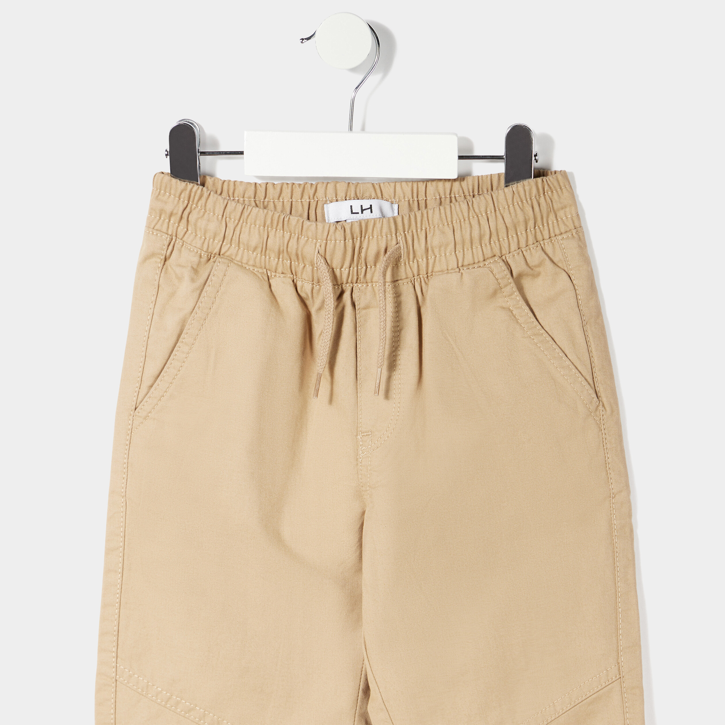 Pantalon jogger regular sable garçon | La Halle