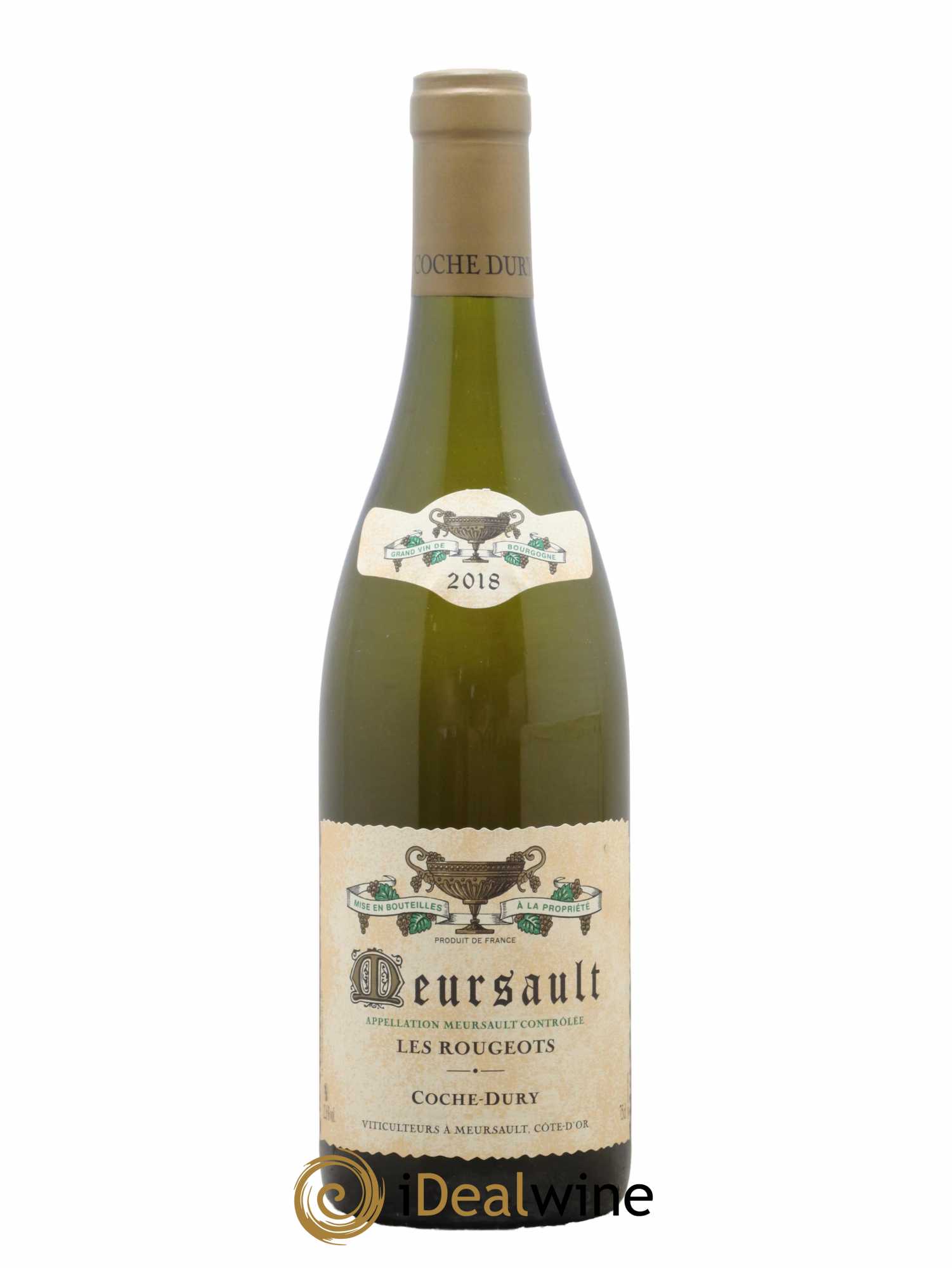 Meursault Les Rougeots Coche Dury (Domaine)  2018 - Lot de 1 Bouteille