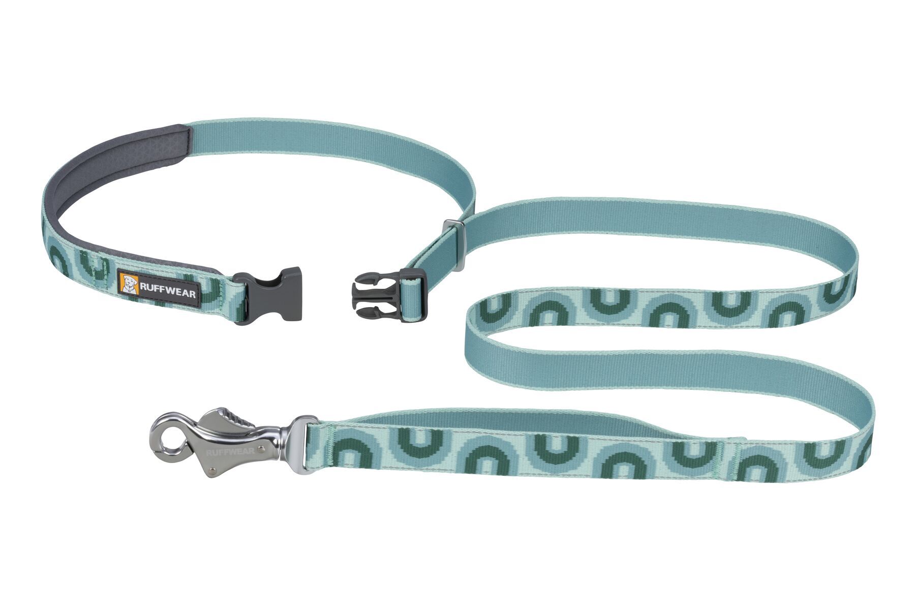 Ruffwear Hundeleinen Ruffwear Reflektierende Hundeleine Crag™ seegrün