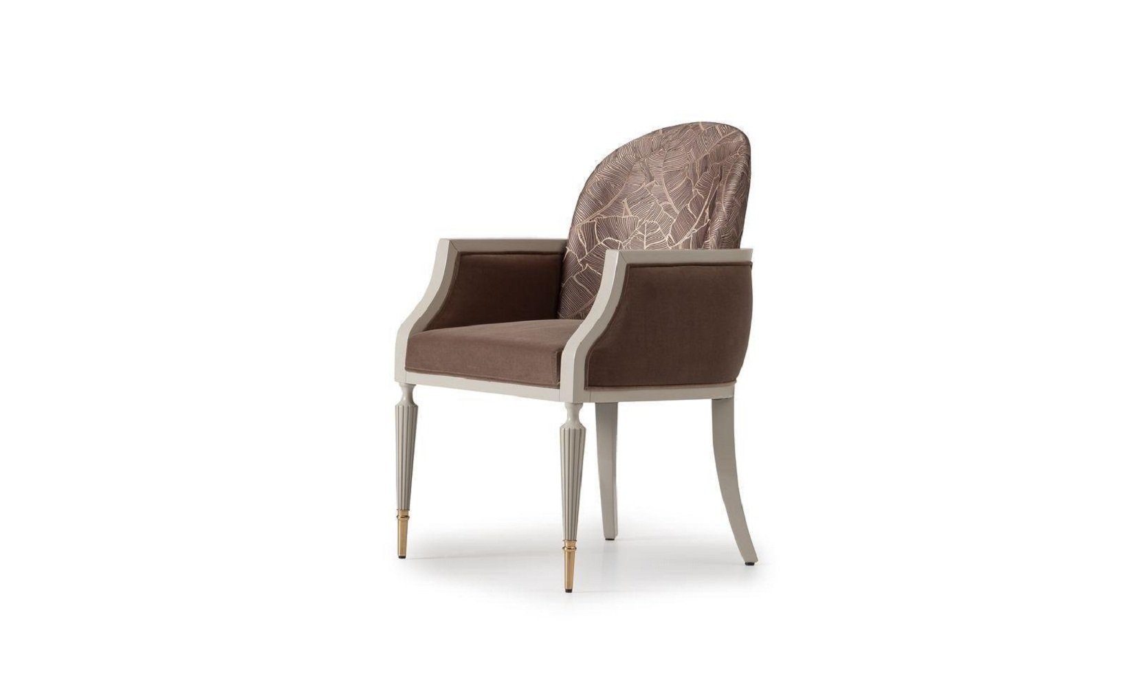 JVmoebel Wohnzimmer-Set Couchgarnitur Viersitzer 4 Sitz Couchtisch Stoffsofa Sessel Braun 4tlg, (4-St., 2x Sofa 4 Sitzer + 1x Sessel + 1x Couchtisch), Made in Europa