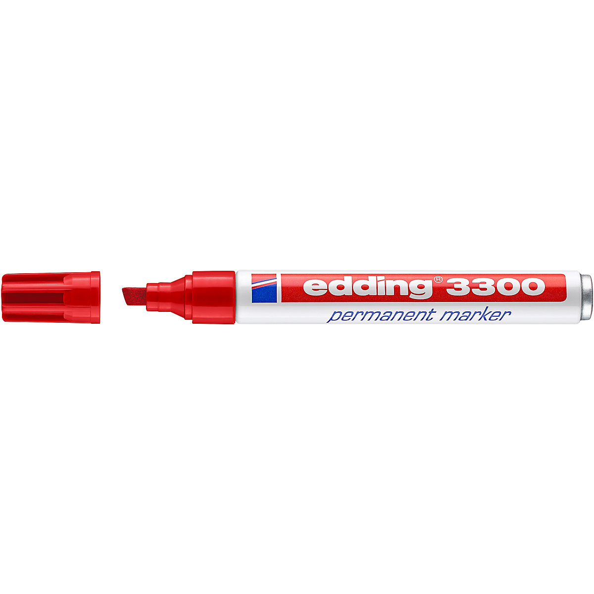 Permanentmarker edding 3300, nachfüllbar, 1 - 5 mm, rot