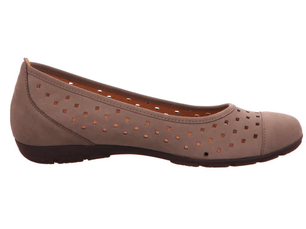 GABOR Ballerinas braun Gabor Fashion sportliche Ballerinas 44.1