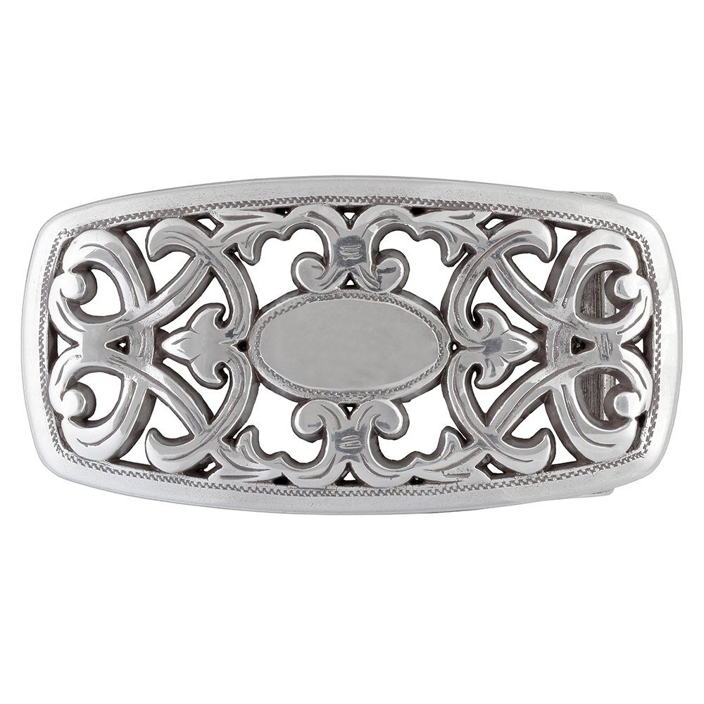 FREDERIC HERMANO Gürtelschnalle 30mm Zink Silber - Buckle Avignon - 321007520020