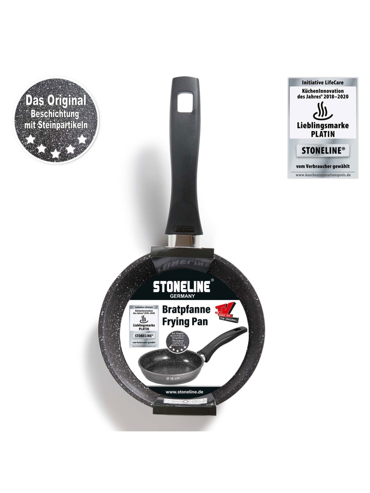 Stoneline Bratpfanne | ohne Deckel in Anthrazit | 16cm günstig kaufen Ø 16 cm