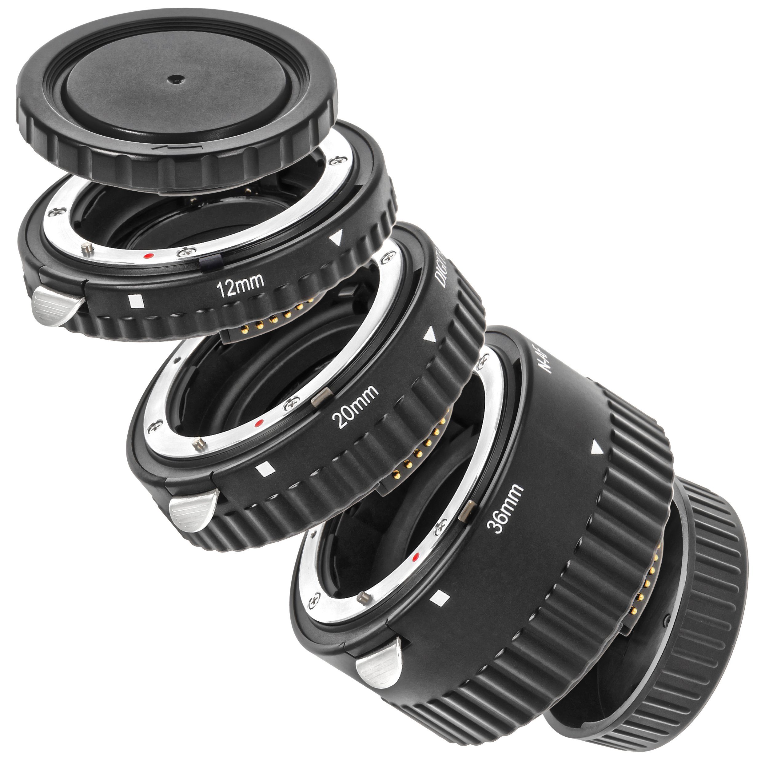 Meike Makrofotographie Nikon Automatik Zwischenringe 12/20/36 mm - MK-N-AF-B Makroobjektiv