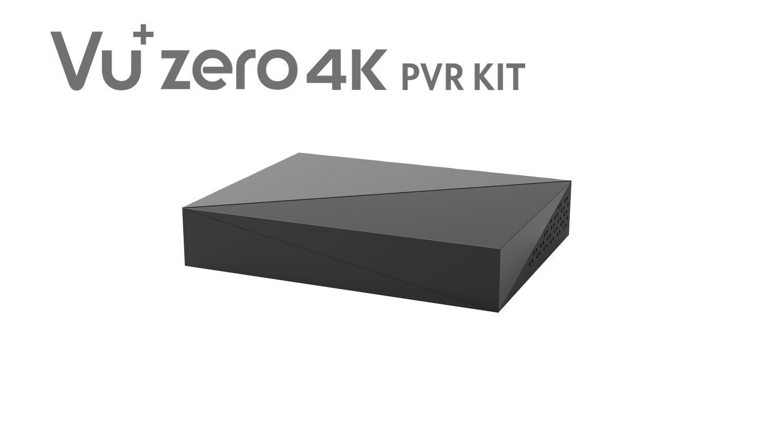 VU+ VU+ Zero 4K PVR Kit Inklusive HDD, 2TB, schwarz Tuner