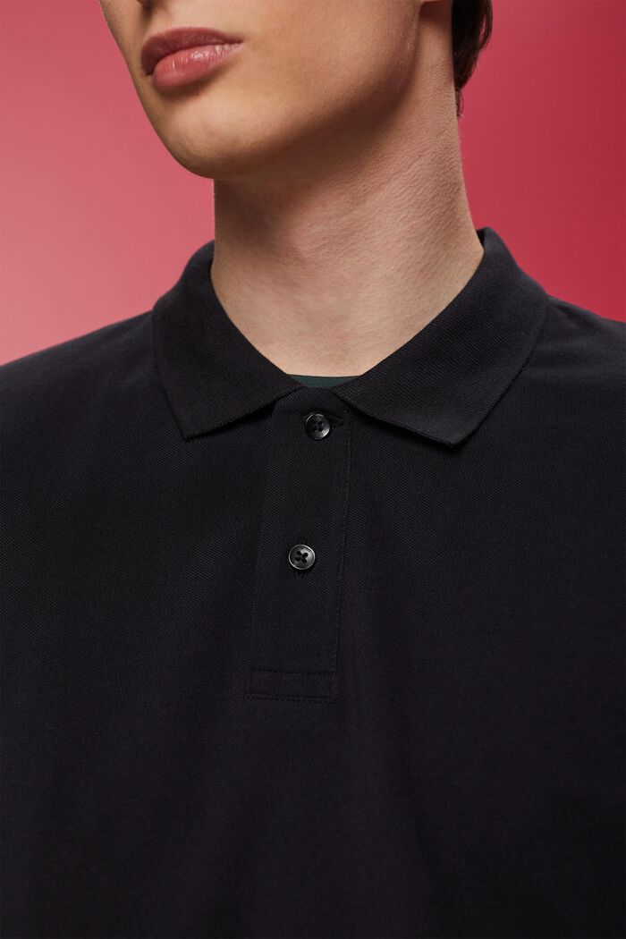 Slim-Fit-Poloshirt aus Baumwoll-Piqué