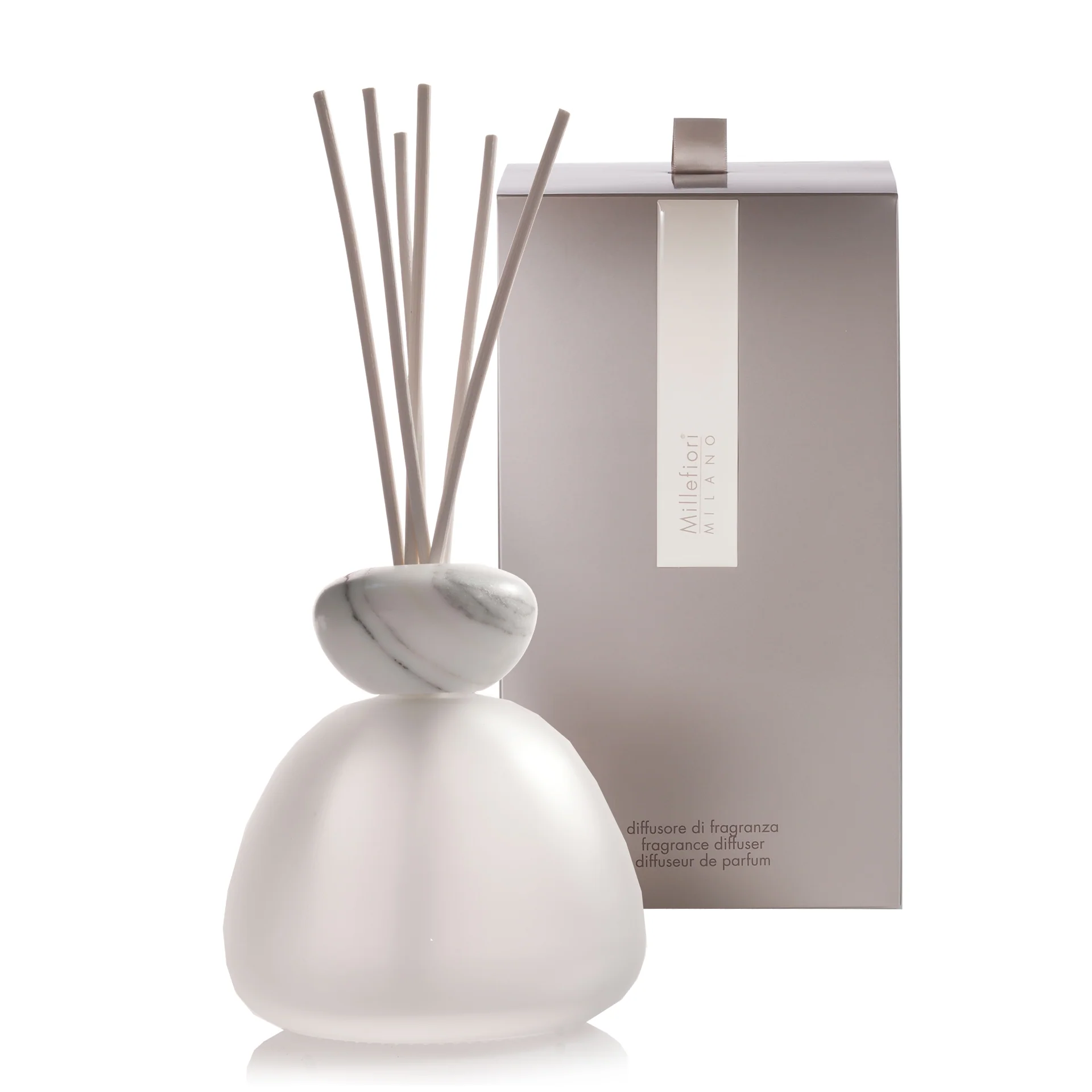 Air Design Marmor Diffuser - Sateng med hvit hette - Duftdiffuser