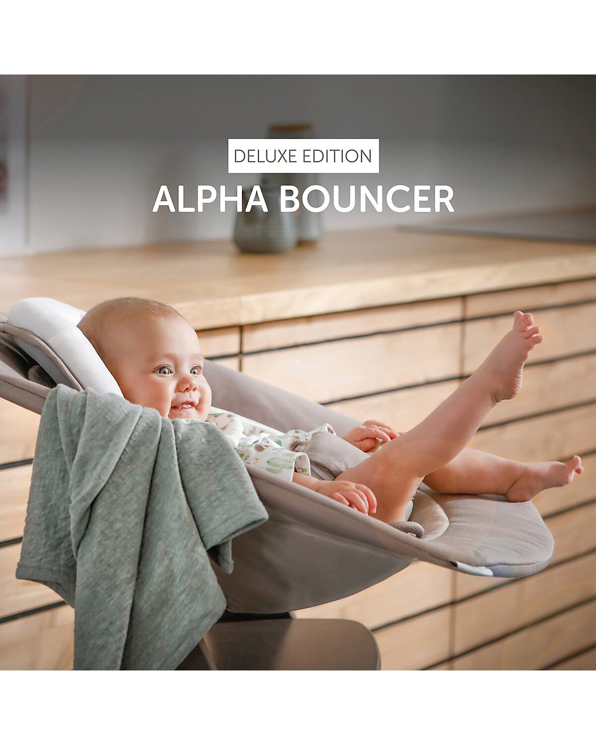 Babywippe Alpha Bouncer 2in1 Deluxe