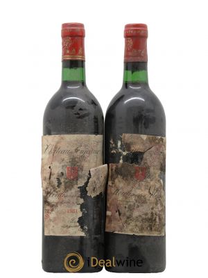 Château Poujeaux  1981 - Lot de 2 Bouteilles