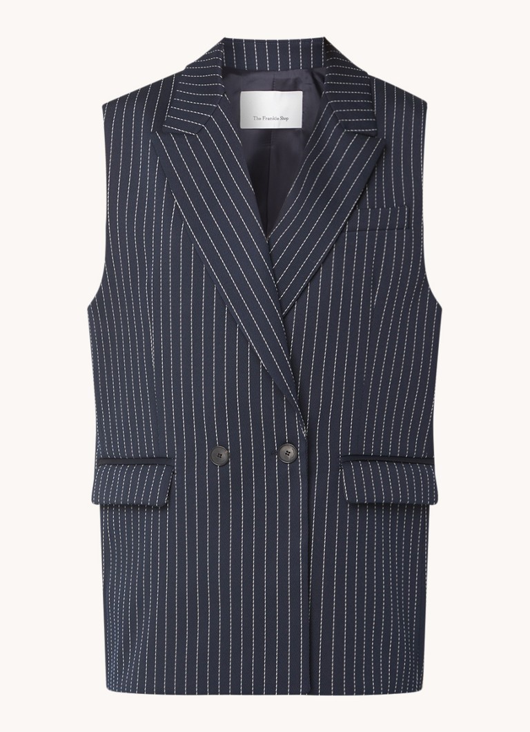 „Frankie Shop Shane“ dvieilis vilnos mišinio švarkas